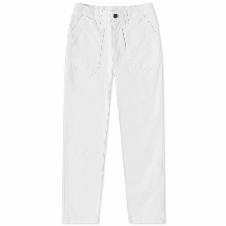 Photo: Uniform Bridge Cotton Fatigue Pant in White