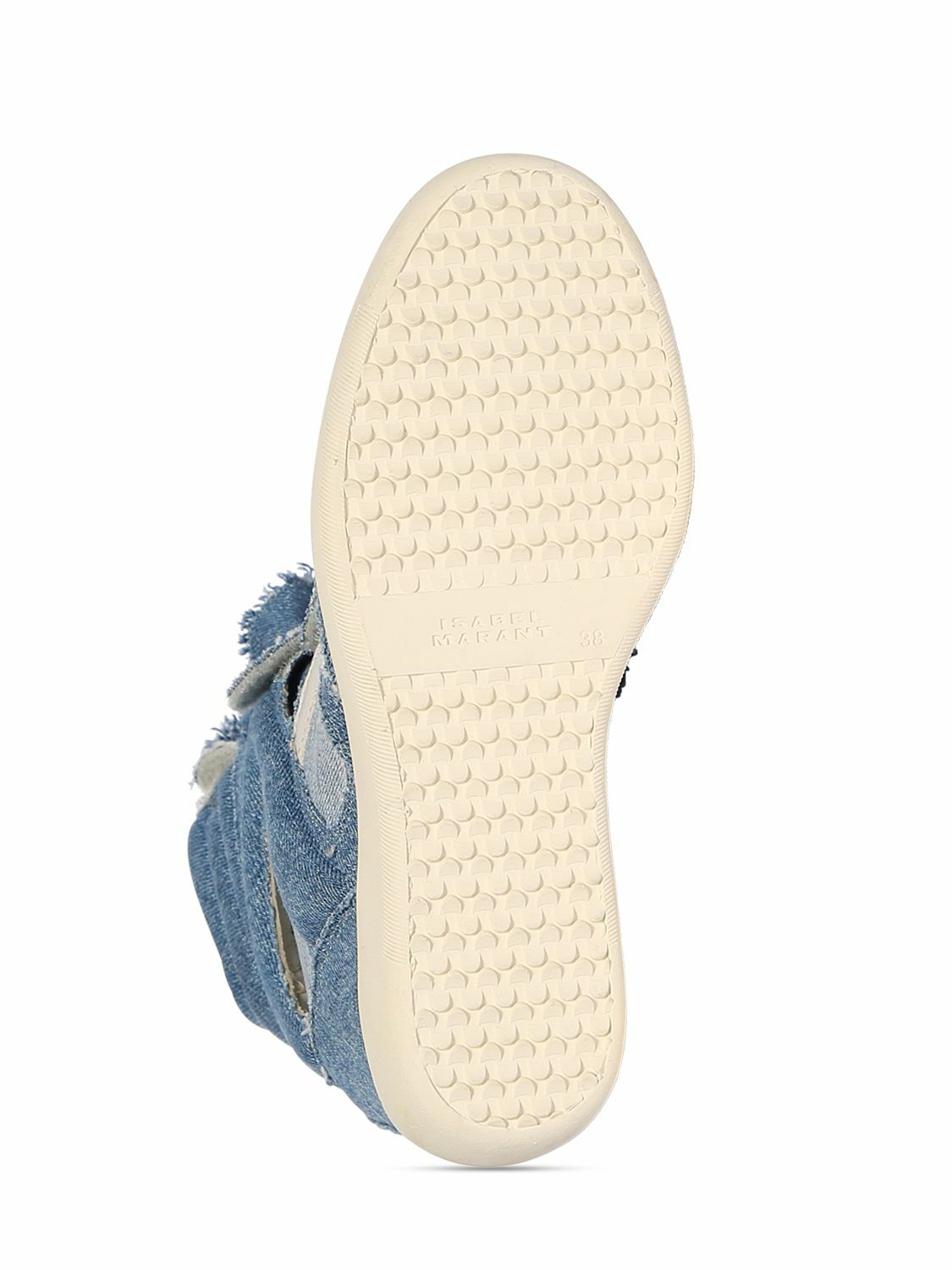 ISABEL MARANT - Bekett Denim & Mesh High Top Sneakers