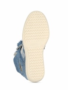 ISABEL MARANT - Bekett Denim & Mesh High Top Sneakers