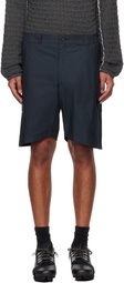 Robyn Lynch Black Ripstop Cotton Cargo Shorts