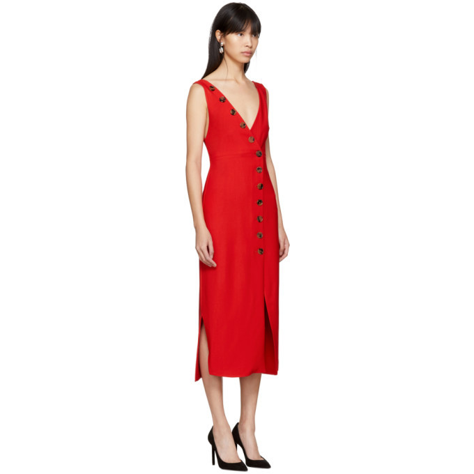 Khaite red clearance dress