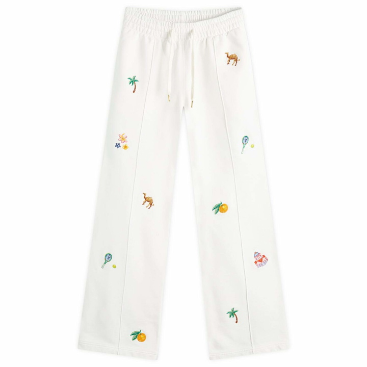 Photo: Casablanca Women's Elements En Crayon Sweatpants in White