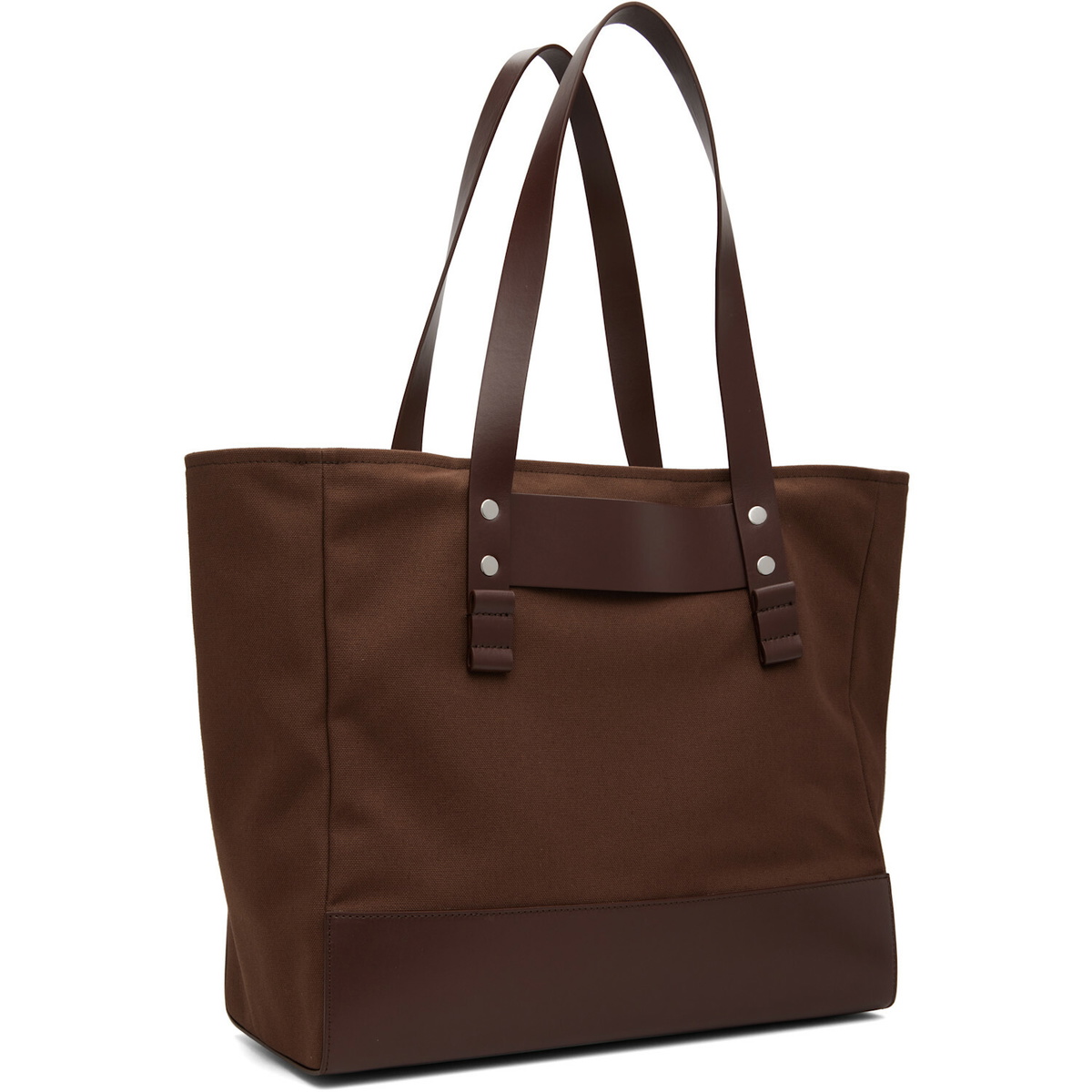 Marni Brown Canvas Tote