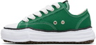 Maison MIHARA YASUHIRO Green Peterson OG Sole Canvas Low-Top Sneakers