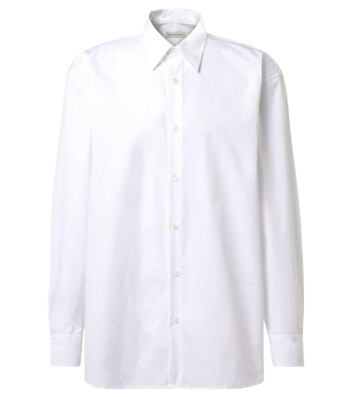 Dries Van Noten Compact Cotton Popeline Shirt Shirts 600046010bge main image 1