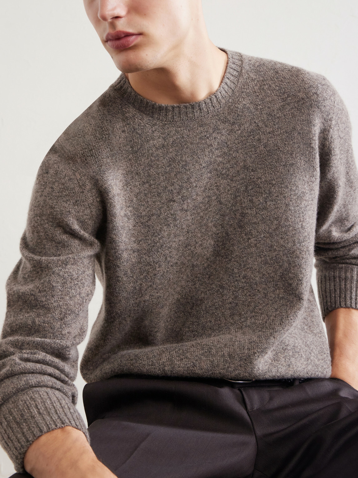 Hartford - Wool Sweater - Brown