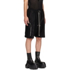 Rick Owens Black Tower Heizer Shorts