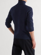 JOHN SMEDLEY - Kolton Slim-Fit Recycled Cashmere and Merino Wool-Blend Rollneck Sweater - Blue