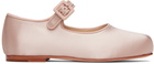 Sandy Liang Pink Mary Jane Pointe Ballerina Flats