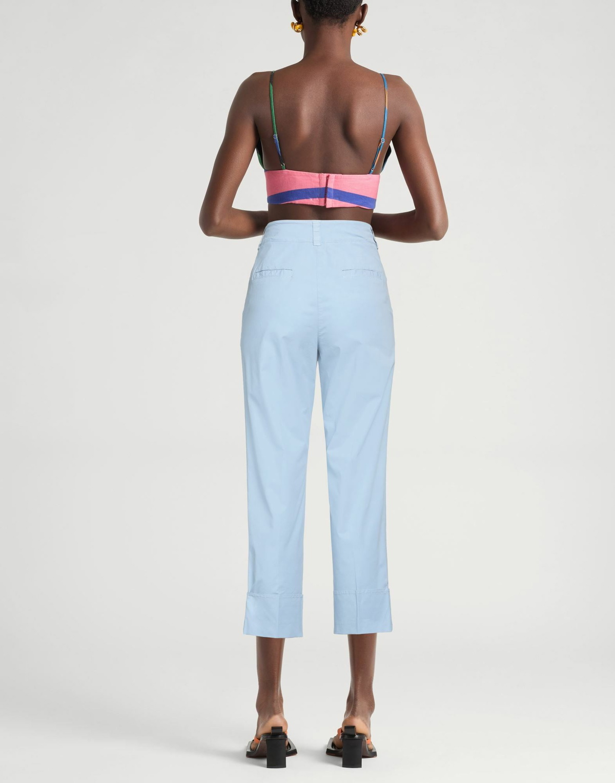 Peserico Womens Pants Sky in Blue