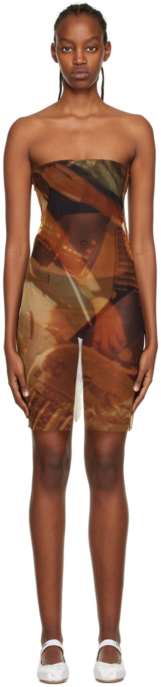 ELLISS Yellow Anti Gravity Minidress