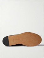 Bottega Veneta - Intrecciato Full-Grain Leather Slippers - Black