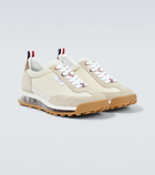 Thom Browne Tech Runner suede-trimmed sneakers