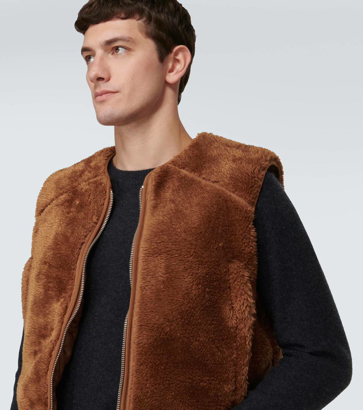 Entire Studios Cropped faux fur vest Entire Studios