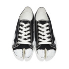 Maison Margiela Black and White Vandal Tabi Sneakers