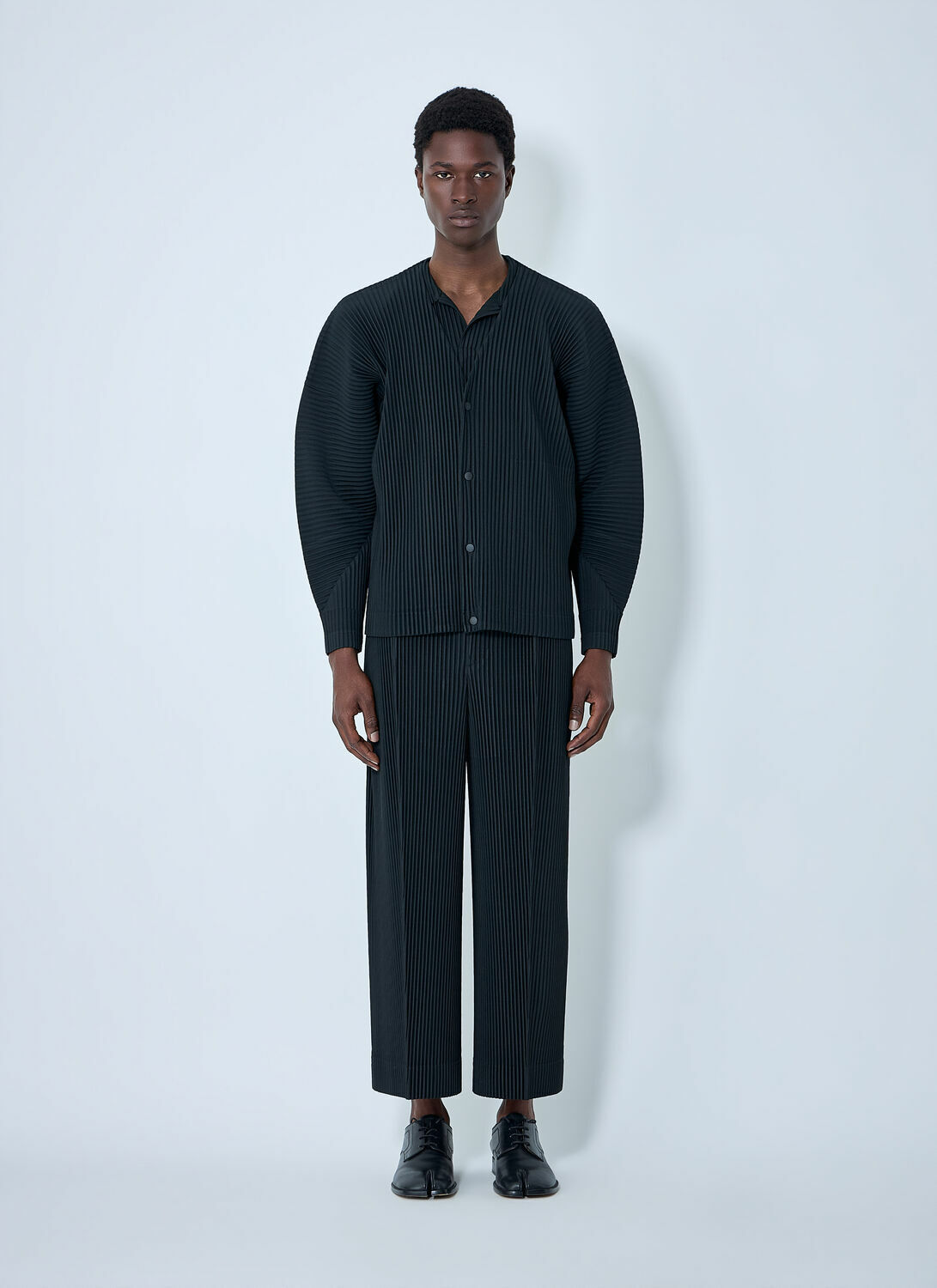 Homme Plissé Issey Miyake Pleated Button-Up Jacket