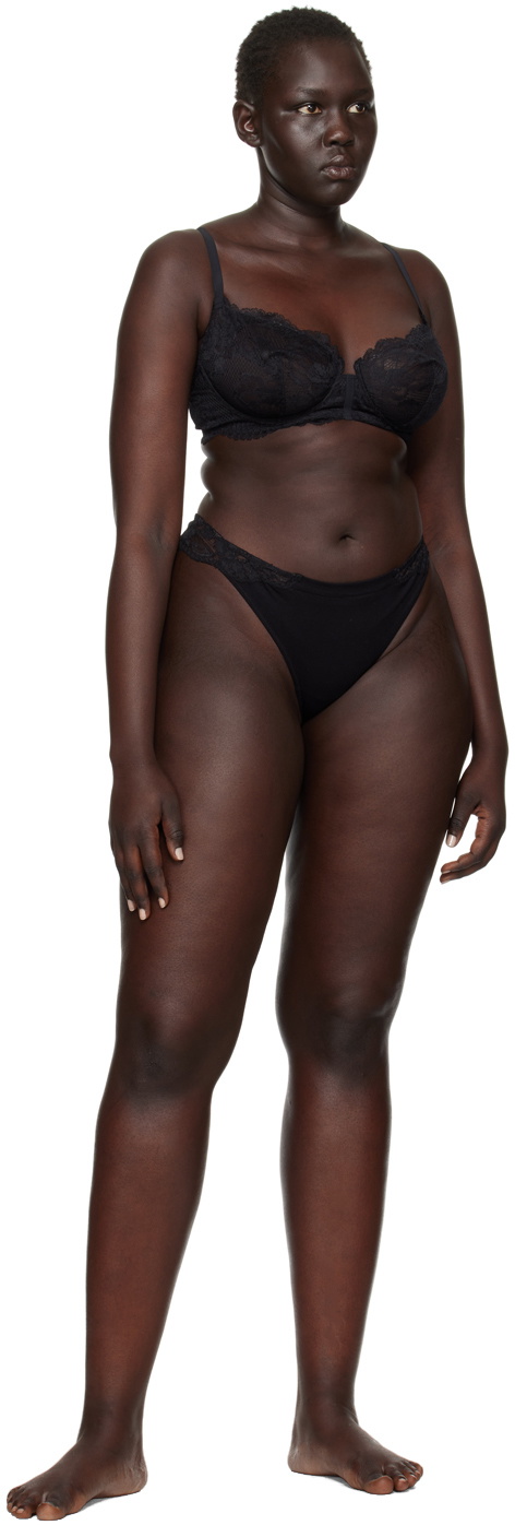 La Perla Black Slip Thong