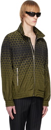 Dries Van Noten Khaki Graphic Jacket