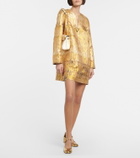 Gianvito Rossi - Mary Ribbon metallic leather pumps
