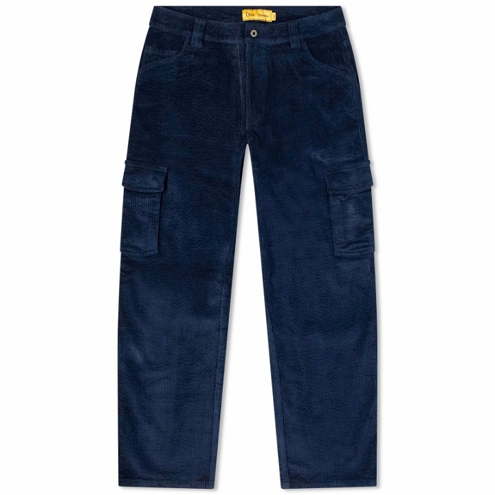 Photo: Dime Men's Relaxed Cord Cargo Pants in Navy