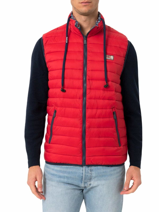 Photo: MC2 Saint Barth Man Red Padded Vest Aspen