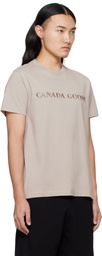Canada Goose Brown Emersen Crewneck T-shirt