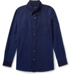 Blue Blue Japan - Button-Down Collar Indigo-Dyed Cotton Oxford Shirt - Blue