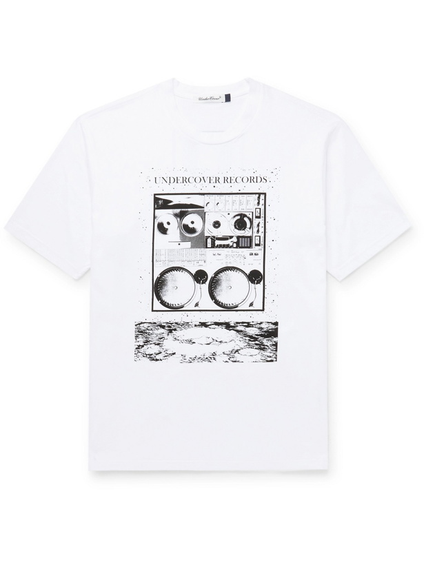Photo: UNDERCOVER - Printed Cotton-Jersey T-Shirt - White - 2