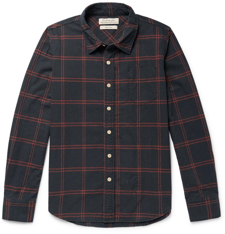 Photo: Remi Relief - Checked Cotton-Blend Shirt - Men - Black