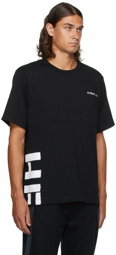 Helmut Lang Black Patchwork T-Shirt