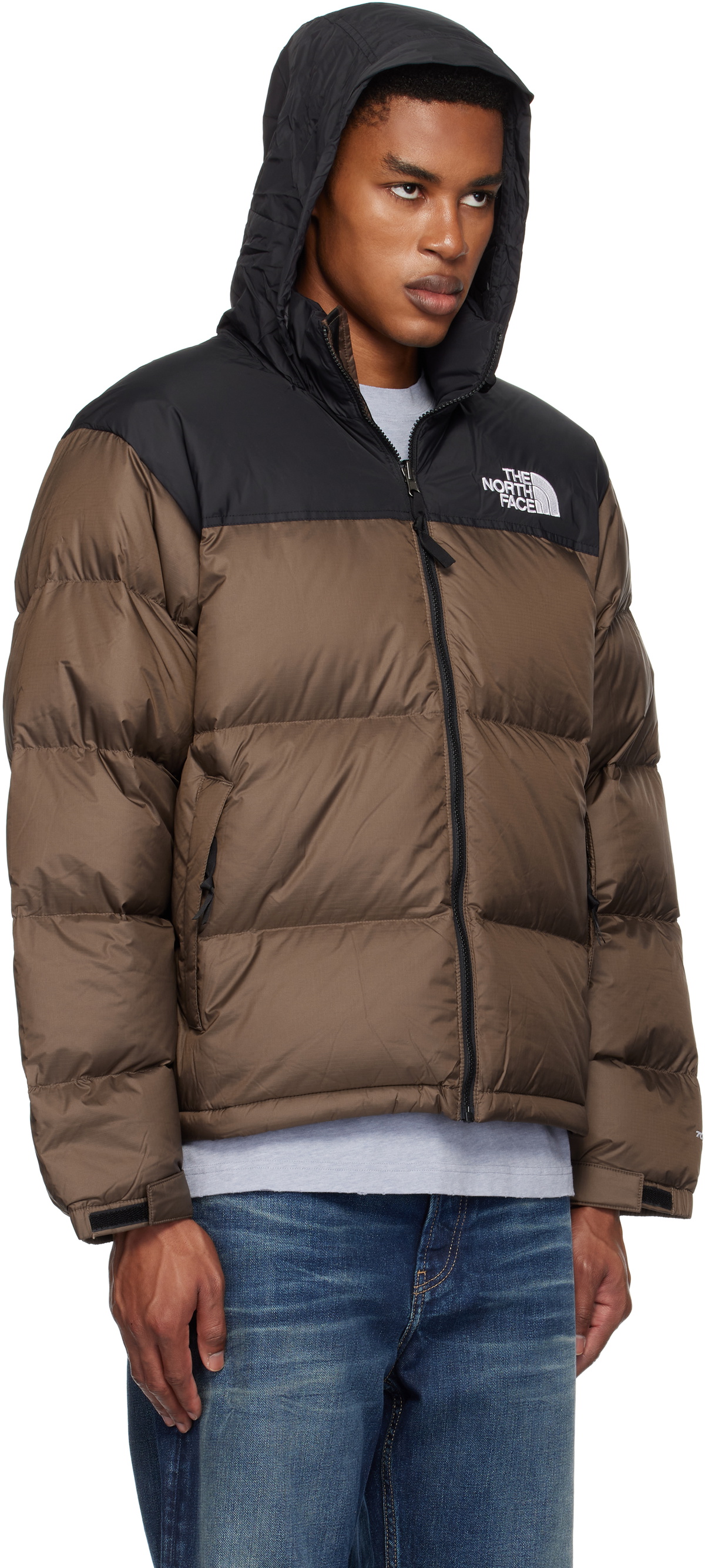The North Face Brown 1996 Retro Nuptse Down Jacket The North Face
