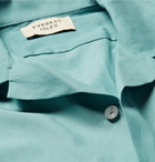 Everest Isles - Camp-Collar Voile Shirt - Men - Turquoise
