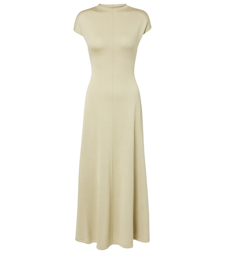 Photo: Tove Lenore knitted wool and silk midi dress