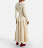 Polo Ralph Lauren Cotton and wool-blend maxi dress