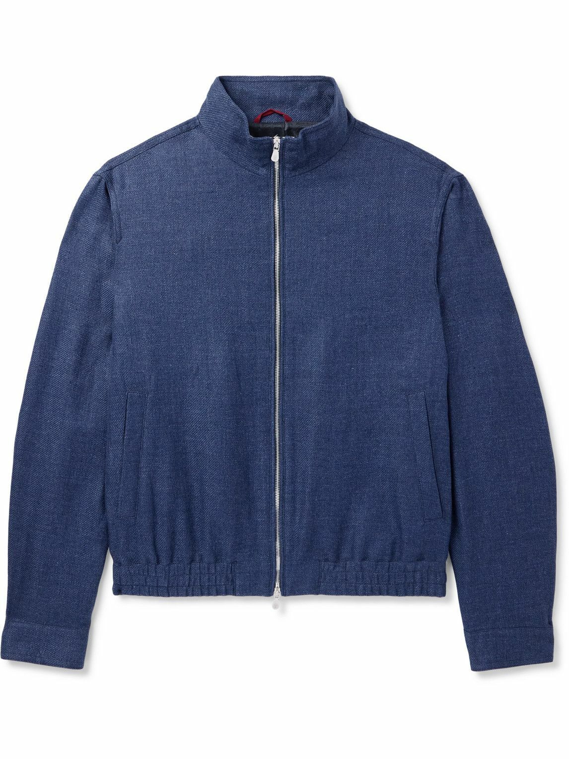 Brunello Cucinelli White Silk Sleveless Jacket