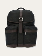Ferragamo Mens Canvas backpack in Green