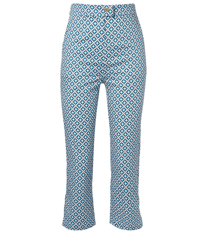 Photo: Max Mara Facella printed cotton wide-leg jeans