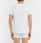 Acne Studios - Edvin Stretch-Cotton Jersey T-Shirt - Men - White