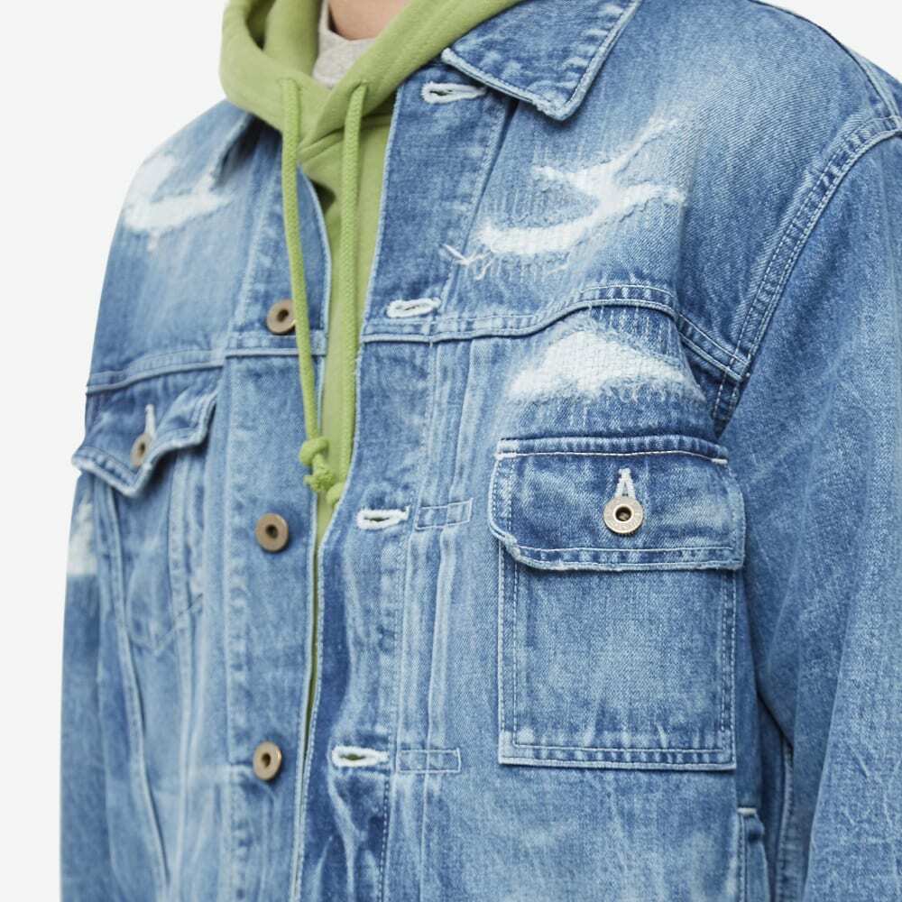 FDMTL Men's Denim Jacket in 7 Year Indigo Wash FDMTL