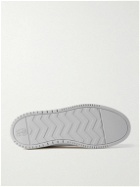 Brunello Cucinelli - Full-Grain Leather Sneakers - Gray