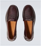 Visvim Fabro-Folk leather loafers