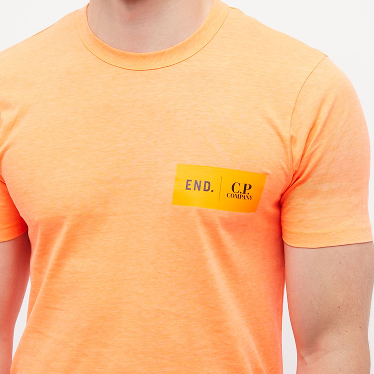 END. x C.P. Company 'Adapt' Plated Fluo Jersey T-shirt in