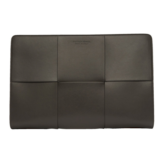 Photo: Bottega Veneta Grey Urban Document Case