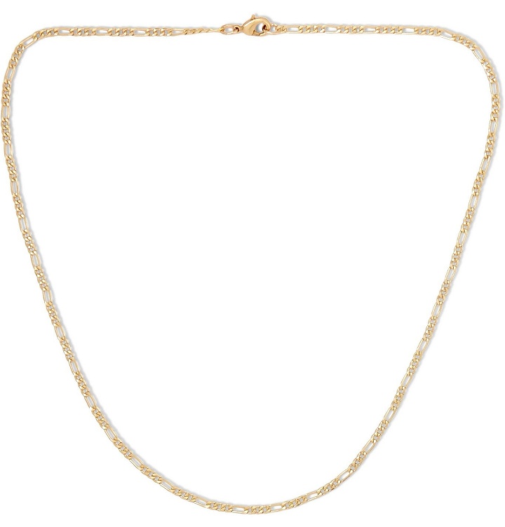 Photo: MAPLE - Figaro 14-Karat Gold-Filled Chain Necklace - Gold