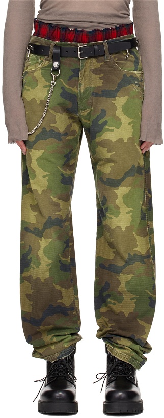Photo: 424 Green Camouflage Trousers