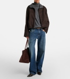Brunello Cucinelli Monili leather ankle boots