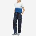 W'menswear Women's Net T-Shirt in Indigo