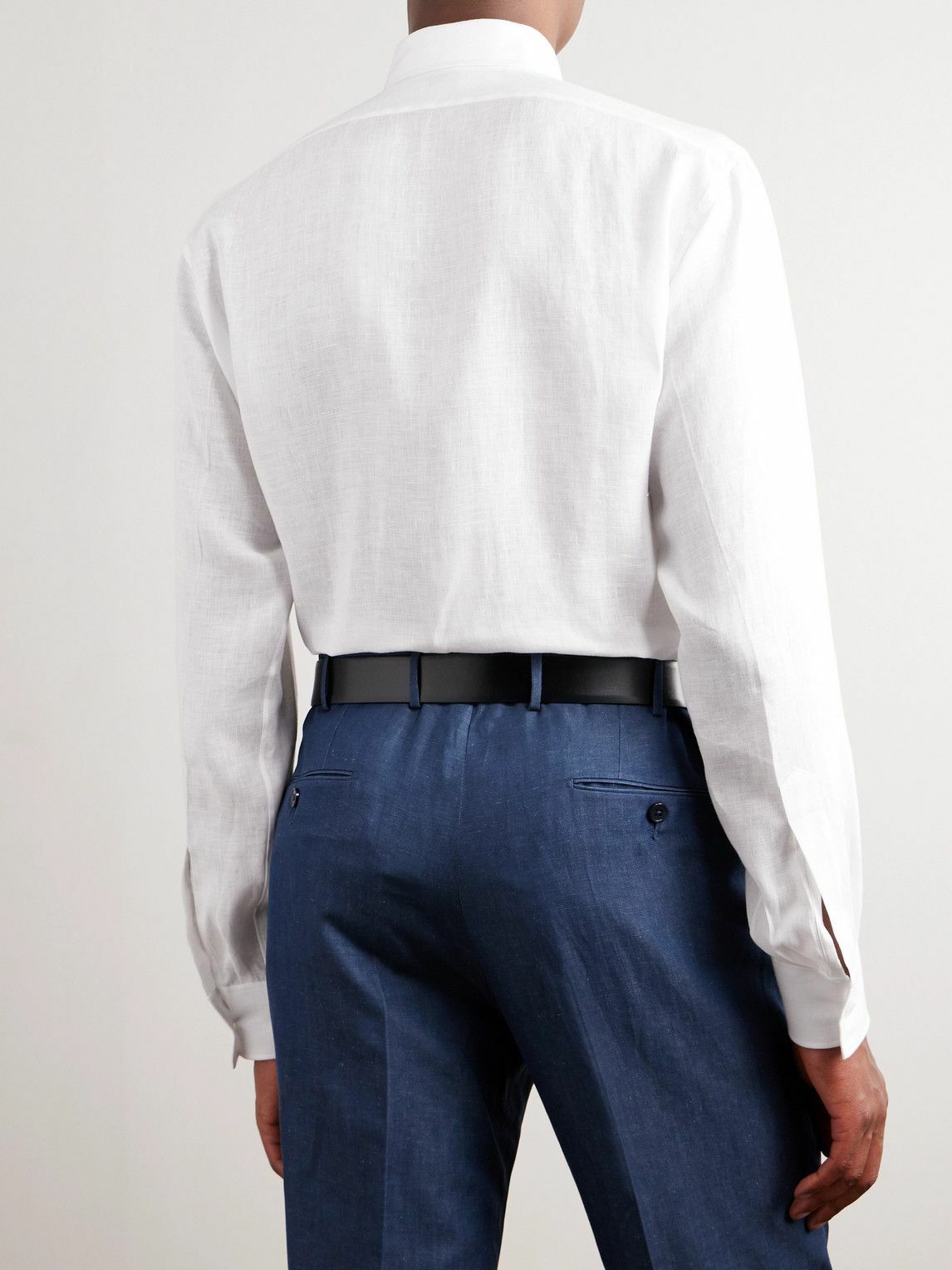 Charvet Linen Shirt White Charvet