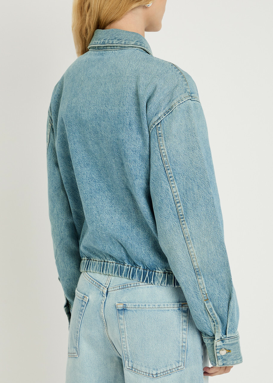 Agolde Nile Denim Jacket Blue