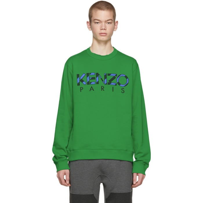 Photo: Kenzo Green Paris Logo Sweatshirt 